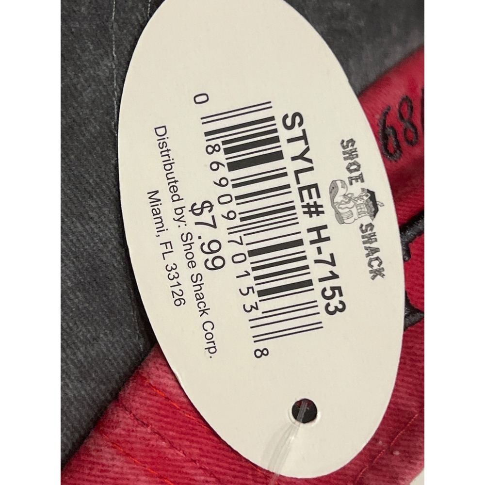 South Carolina Gamecocks USC Distressed Sun Visor Red Grey Adjustable Hat - Picture 3 of 6
